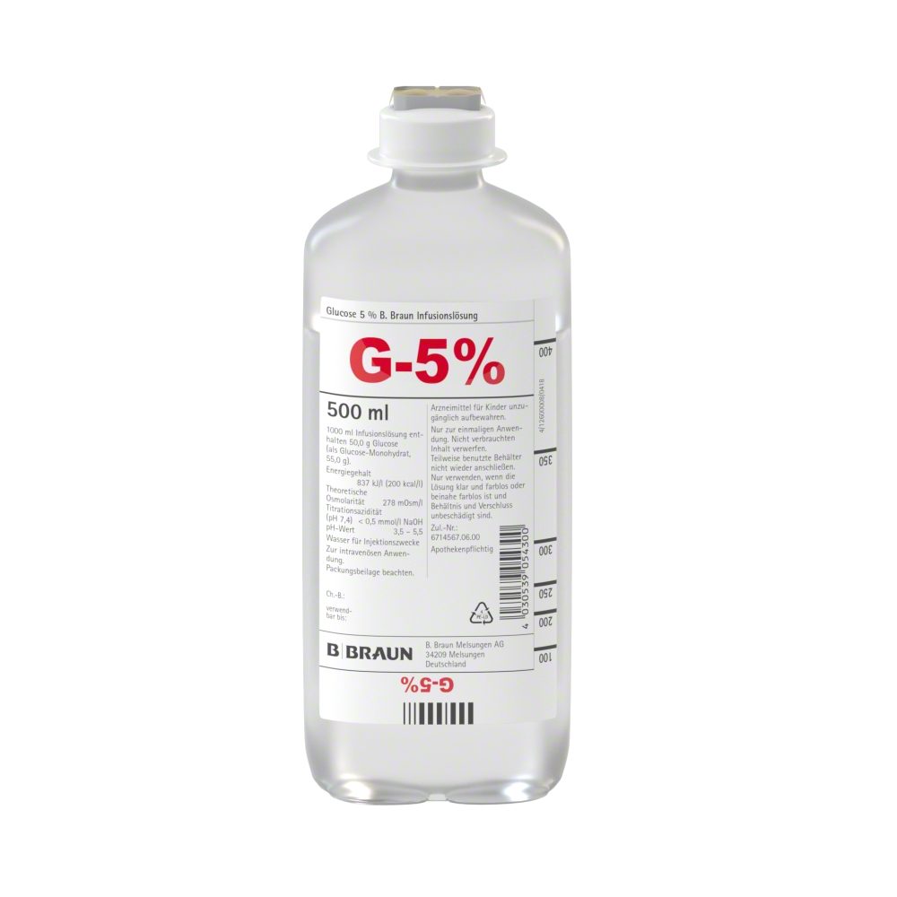 B. Braun Glucoselösung 5 %