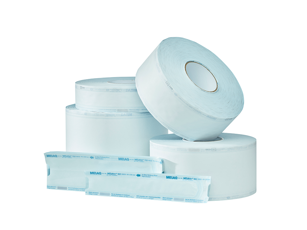 MELAG MELAfol Rollen Klarsicht-Sterilisierverpackung