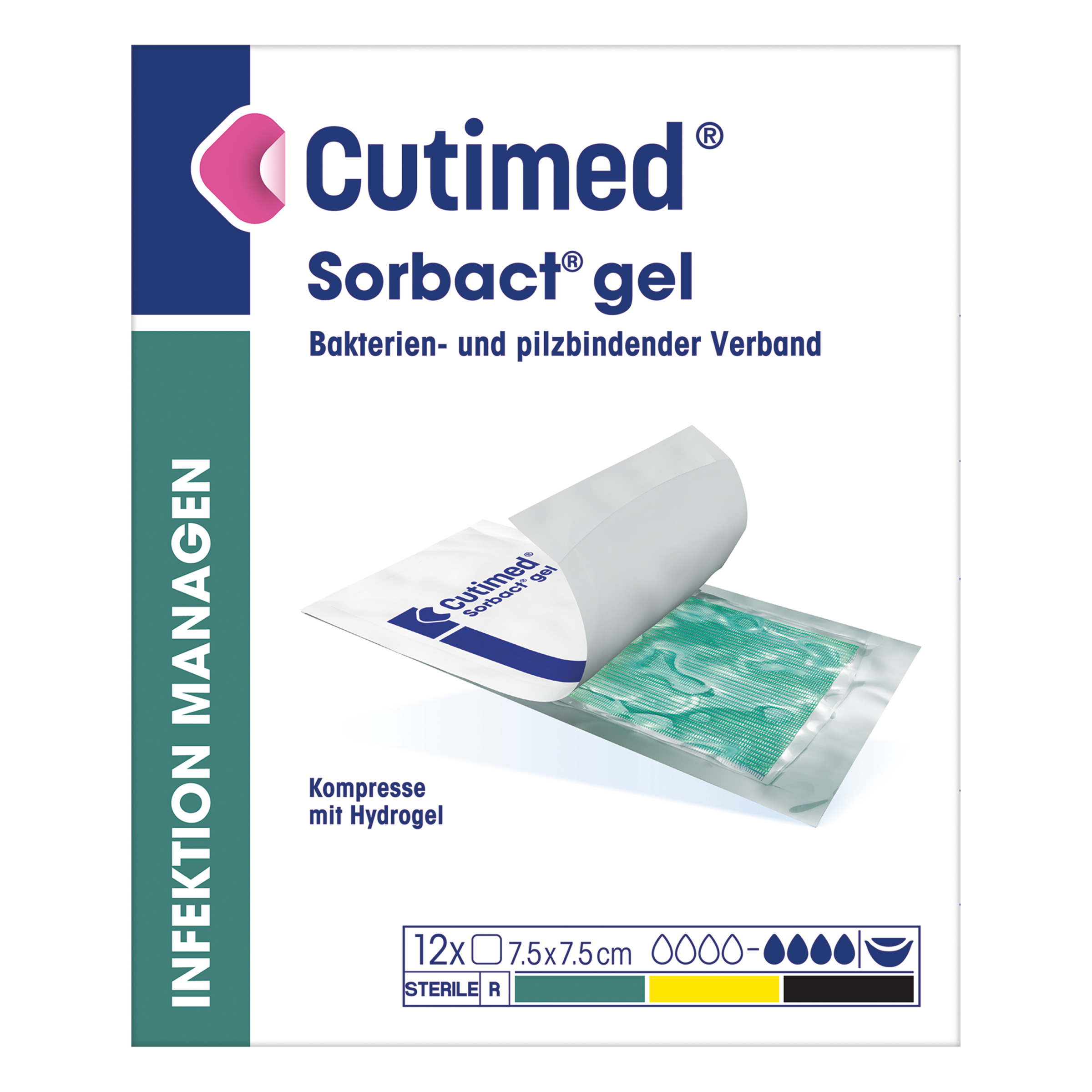 essity Cutimed® Sorbact® Gel Hydrogel-Kompresse