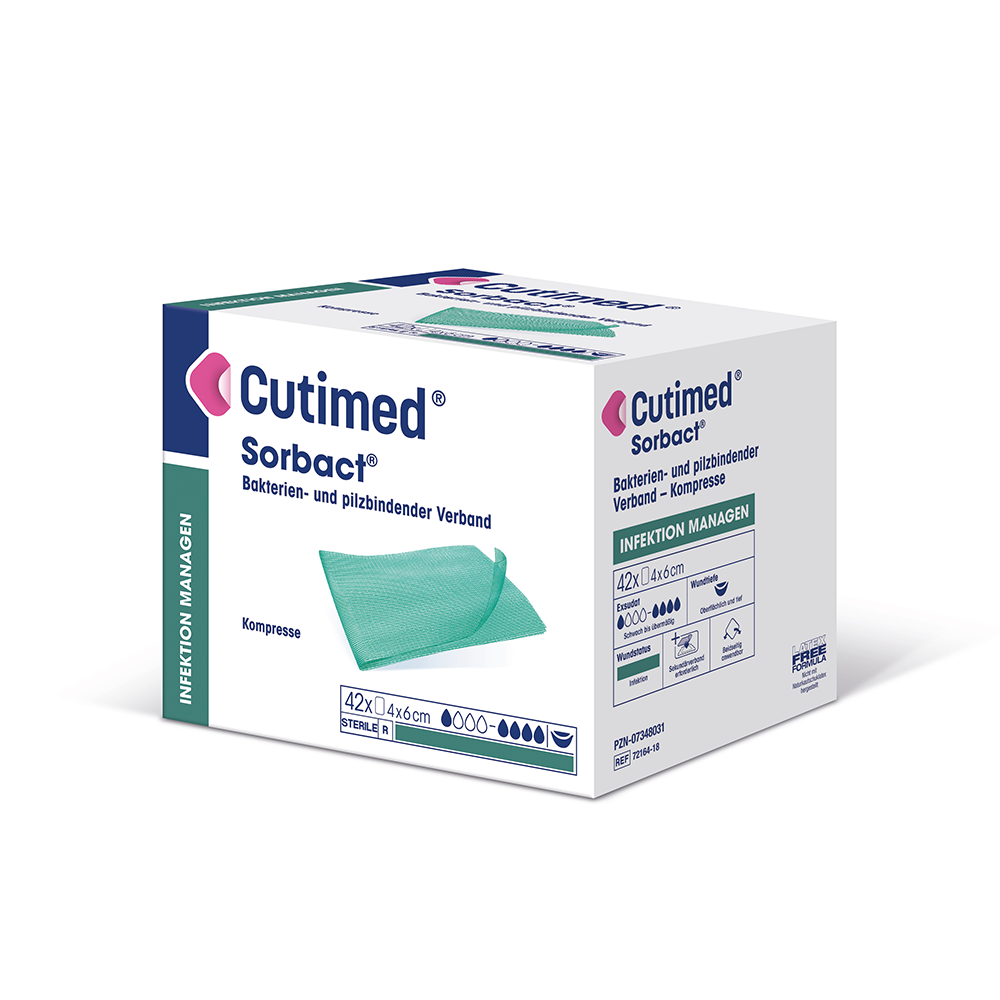 essity Cutimed® Sorbact® Kompresse
