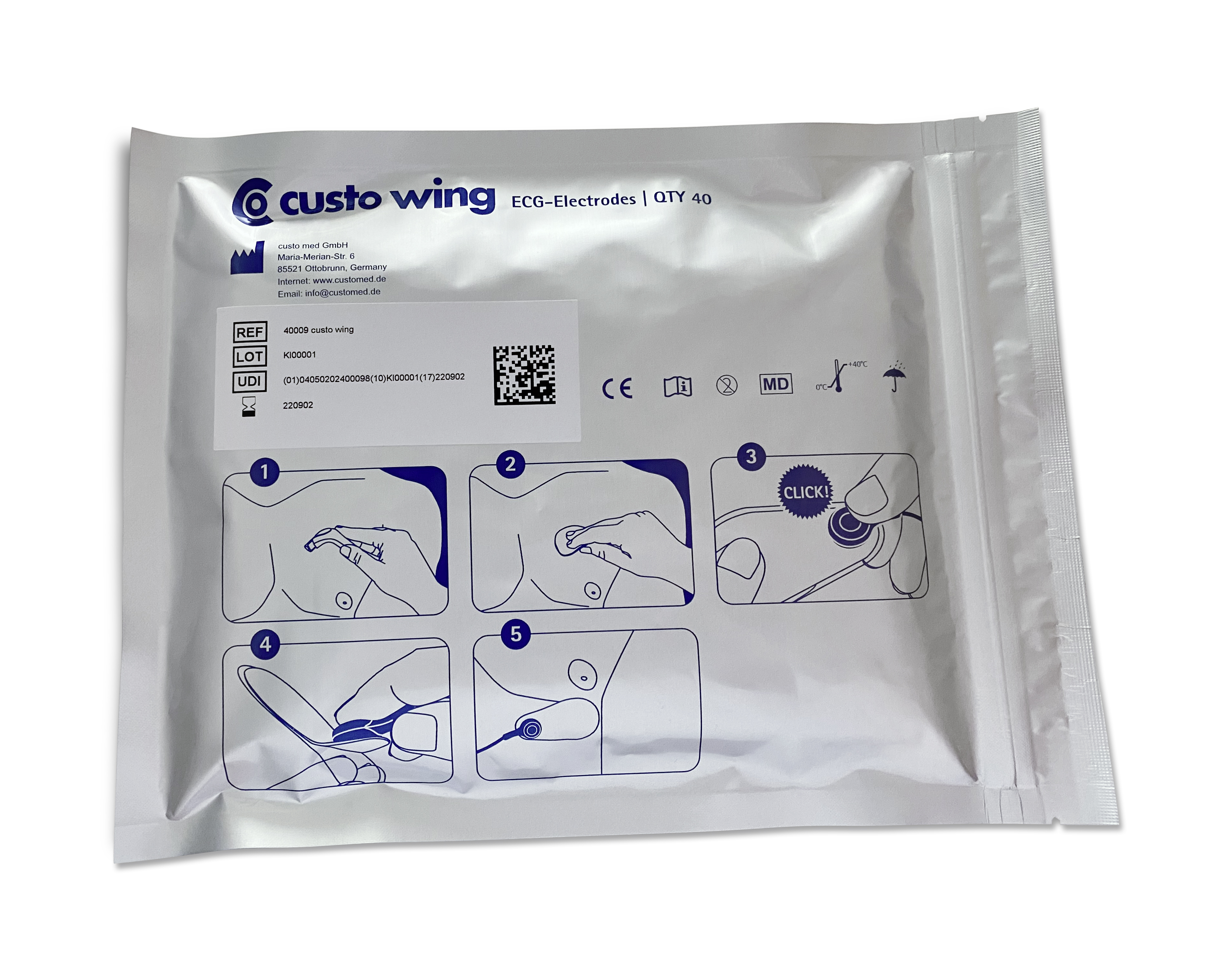 custo wing Elektroden