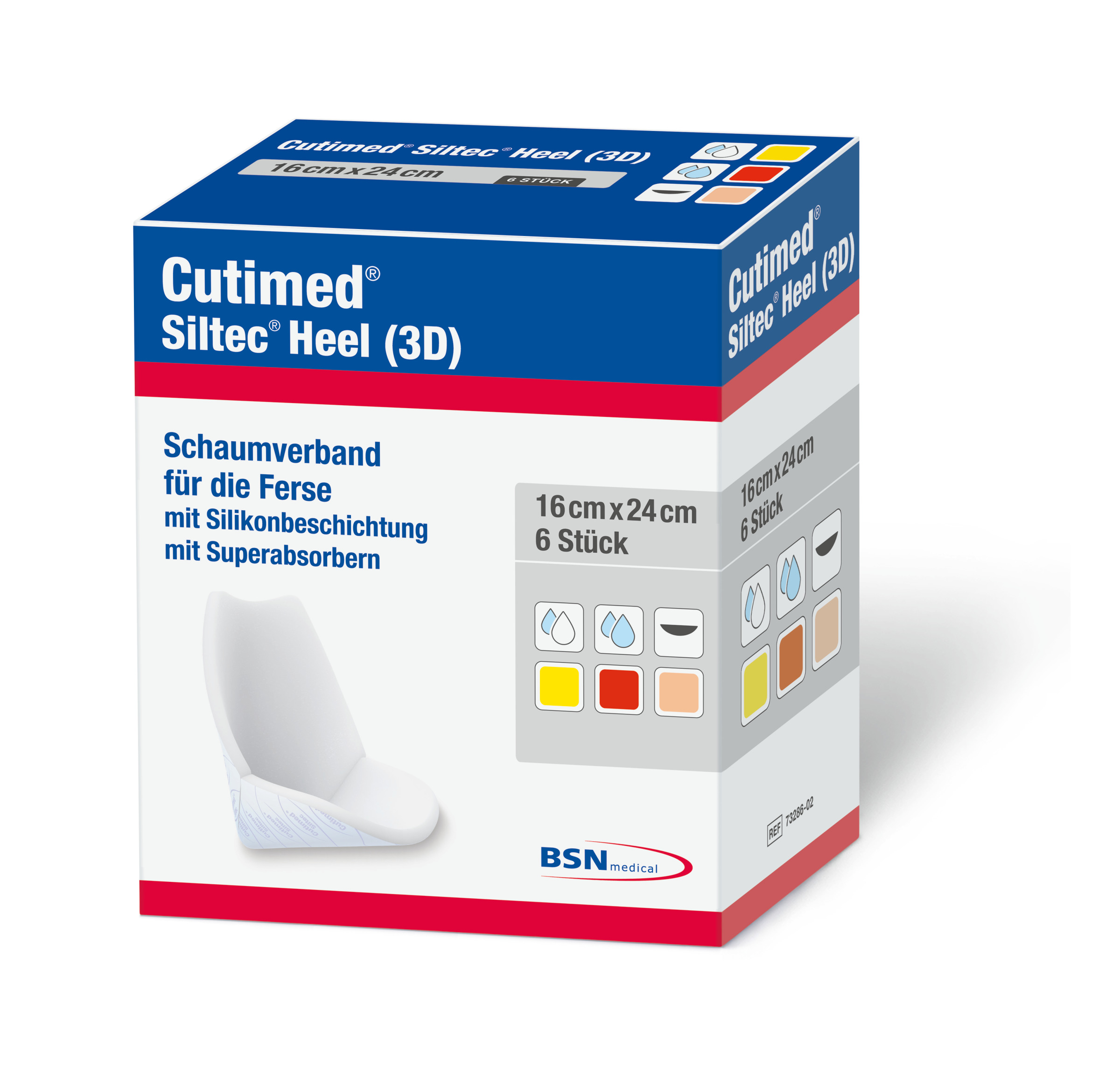 essity Cutimed® Siltec® Heel 3D