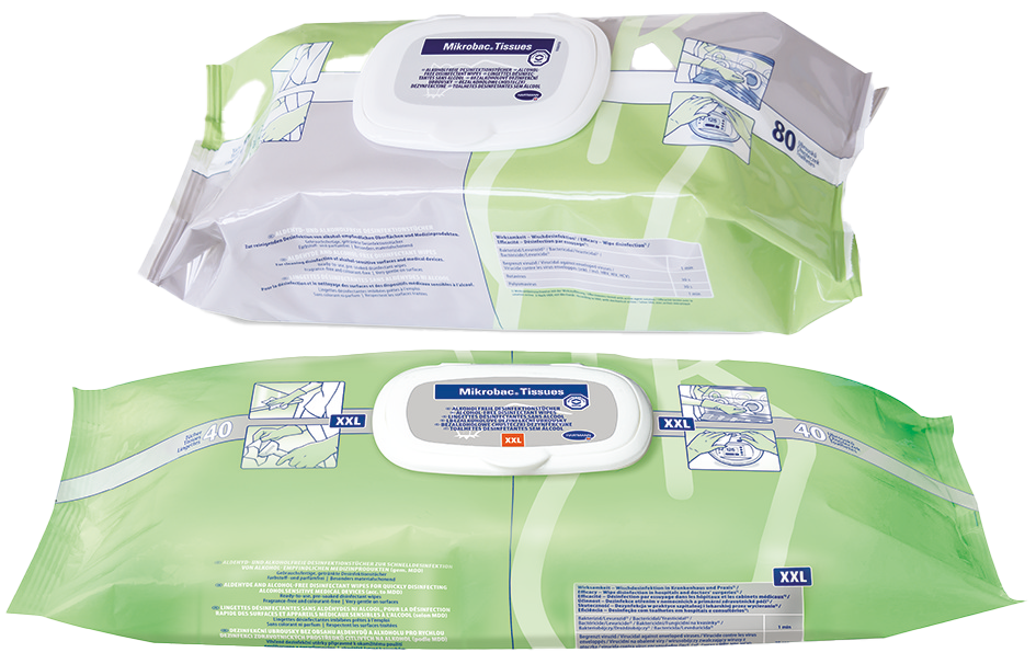 Hartmann Desinfektionstücher Microbac® Tissues